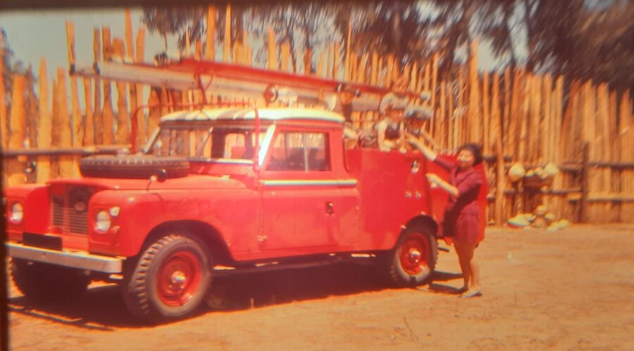 Carro bomba Land Rover del Cuerpo de Bomberos de Puchuncaví, 1969